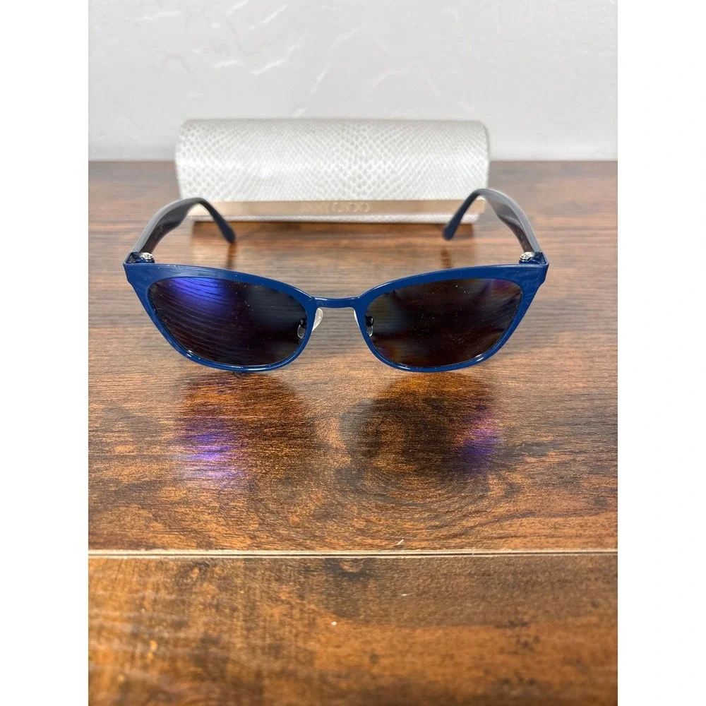 Jimmy Choo JC189 Navy Blue Glitter Cat Eye Eyeglass FRAMES Made in Italy JOJ 140